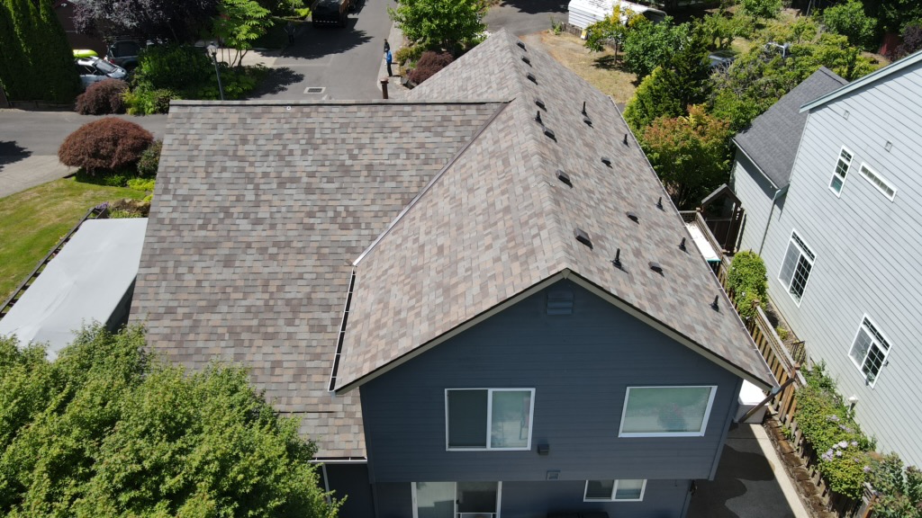 Completed roof replacement